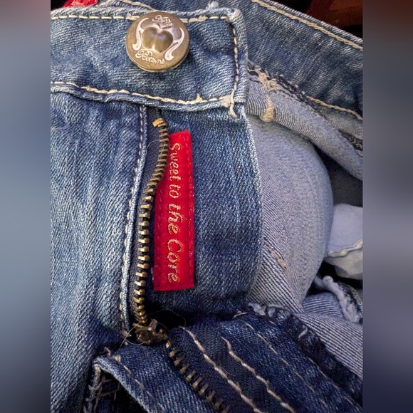 Y2K Apple Bottoms iconic Jeans Women's 13/14 mint condition - Picture 14 of 15